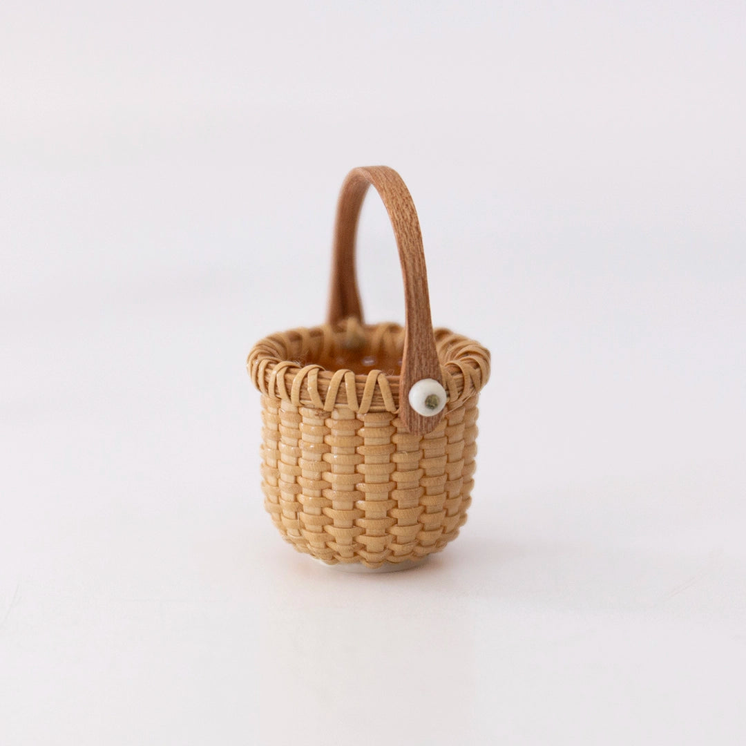 Small Miniature Lightship Basket with Cherry Base and Handle | Dale Rutherford