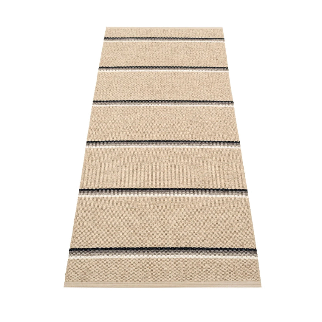 Taupe & Beige Stripe Runner