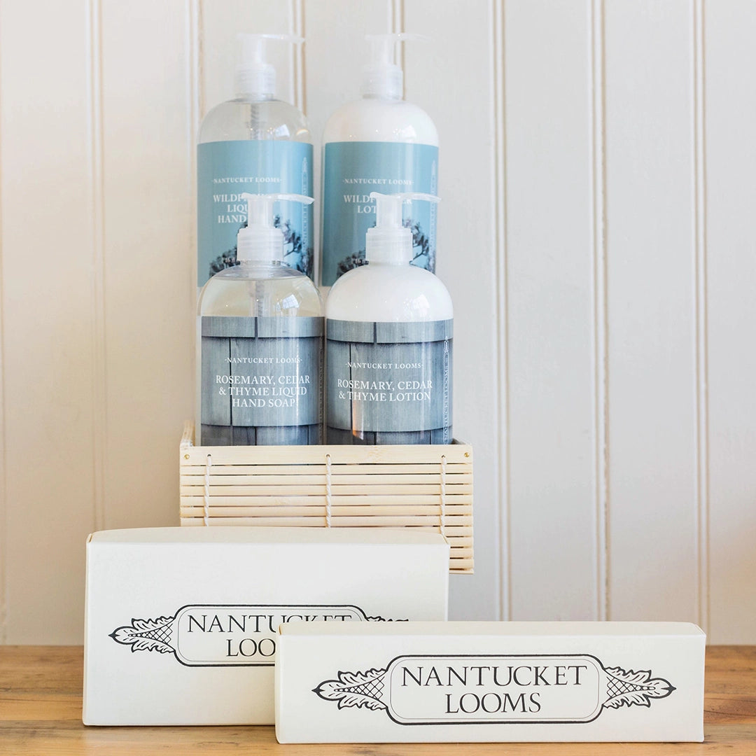 Nantucket Looms Deluxe Soap Gift Basket