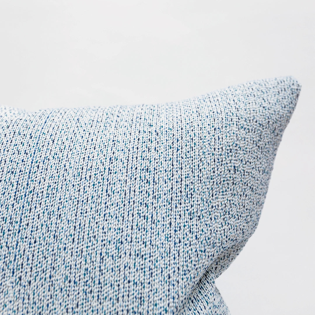 Indigo & Ivory Linen Pillow