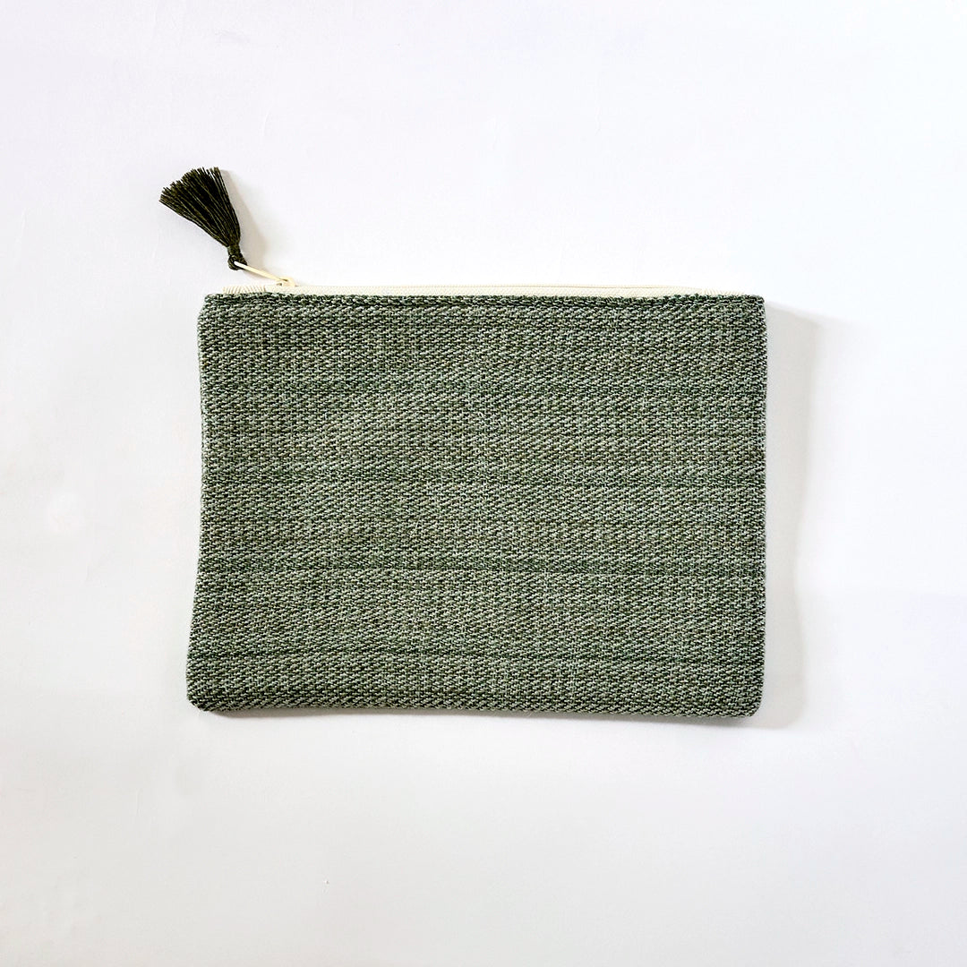 NL Sage Green Fabric Clutch