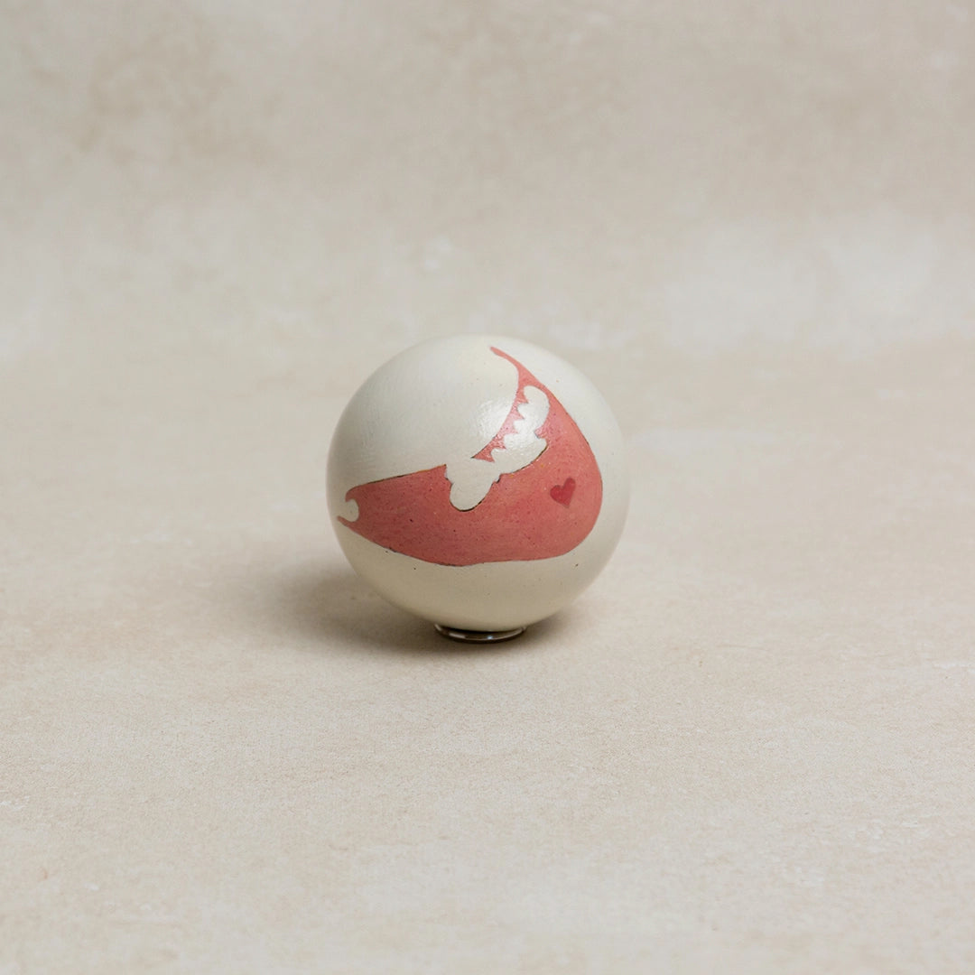 Nantucket Red Island Heart Sphere | Melissa Macleod