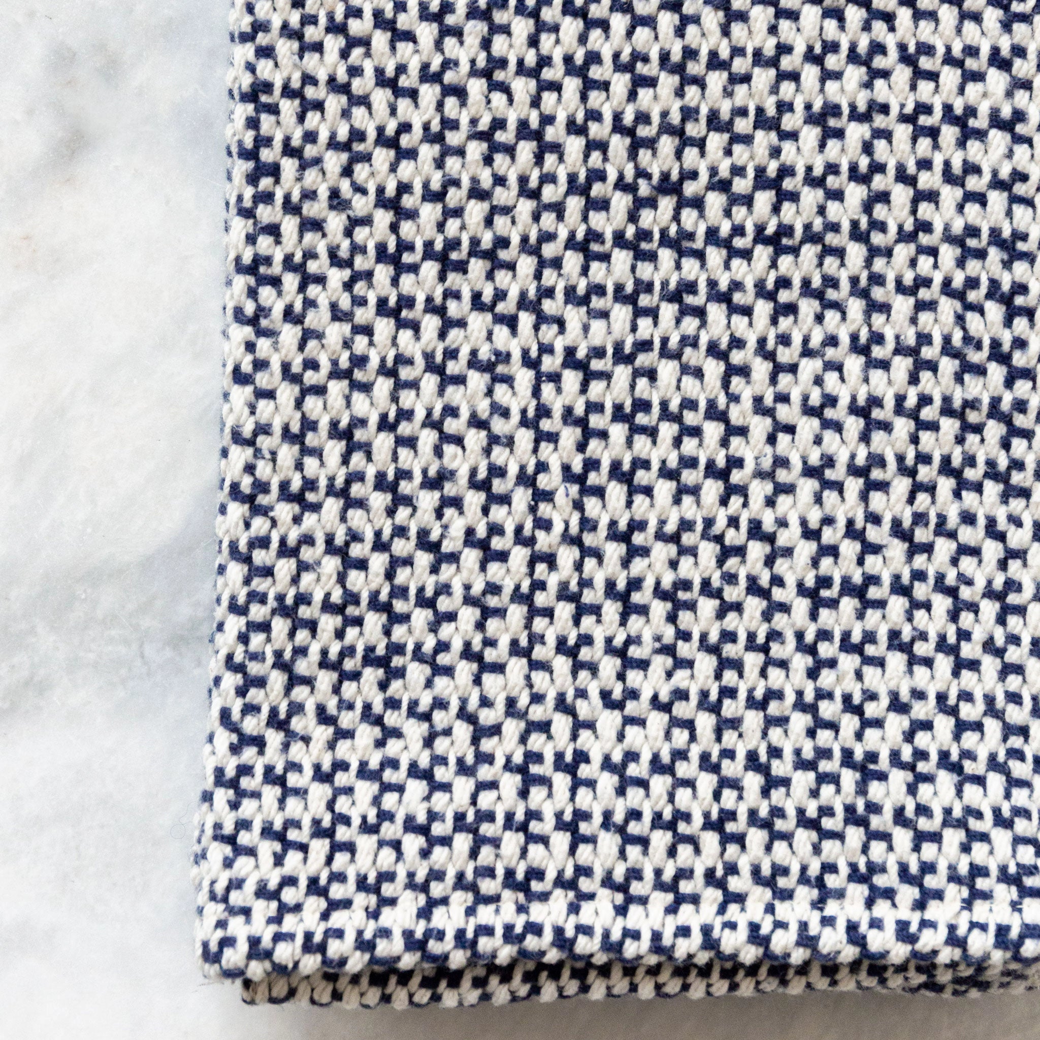 Navy Handwoven Kitchen Towel