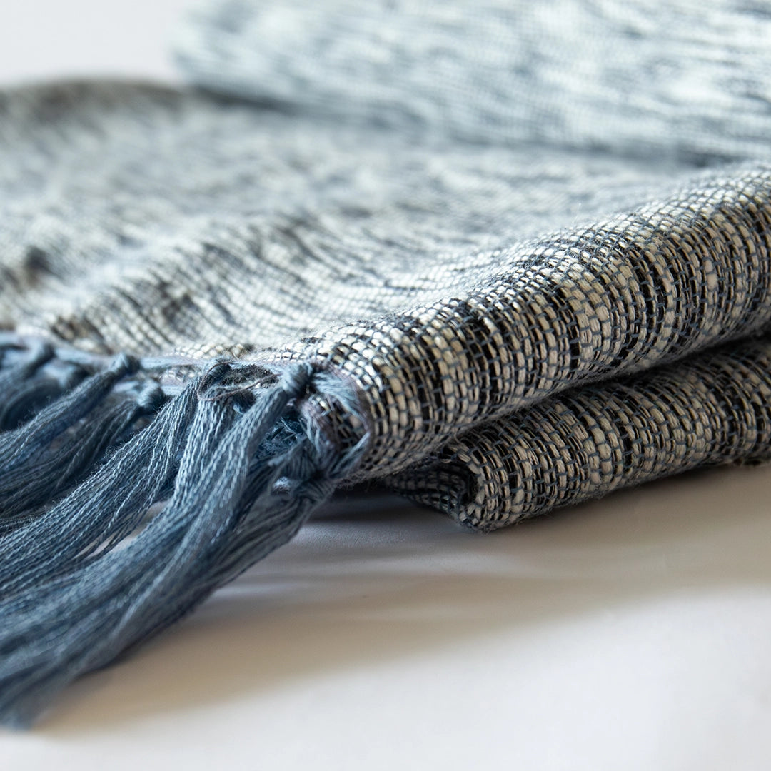 Navy & Gray Variegated Tablecloth