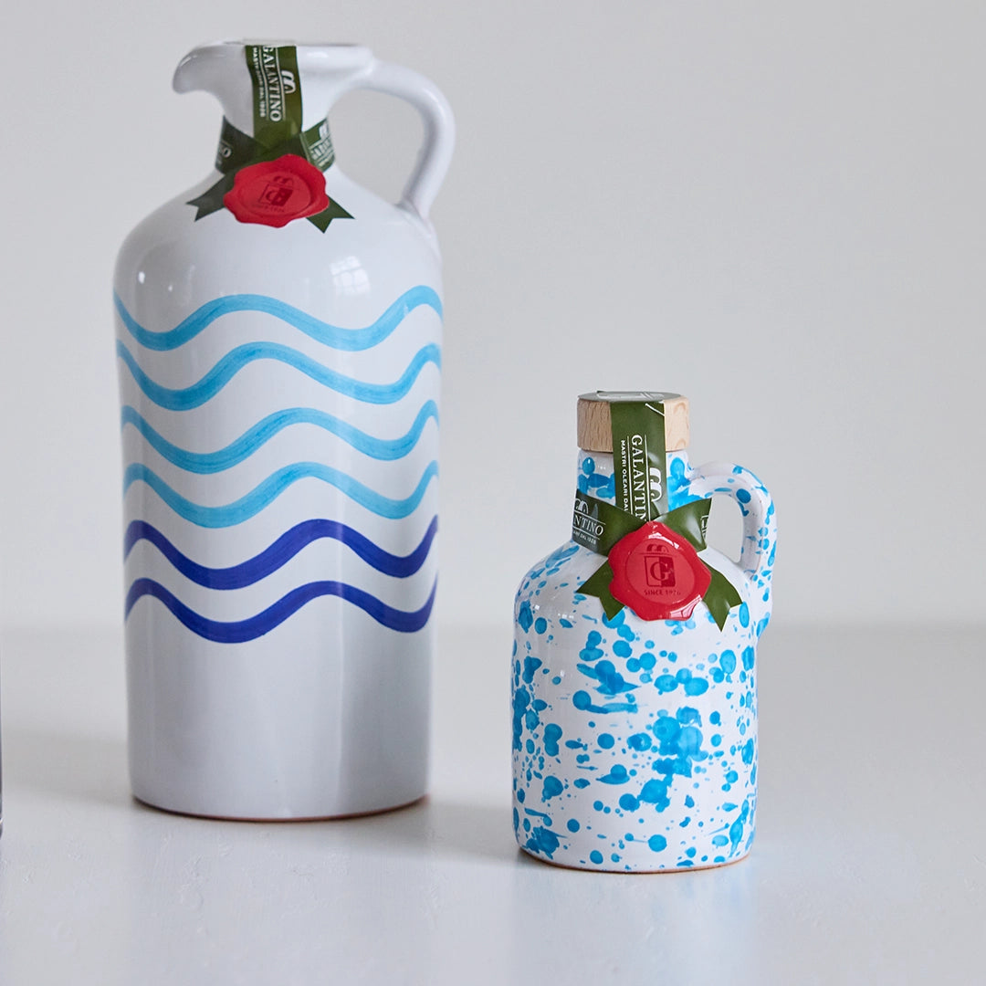 Olive Oil by Galantino in Hand Painted Bottles