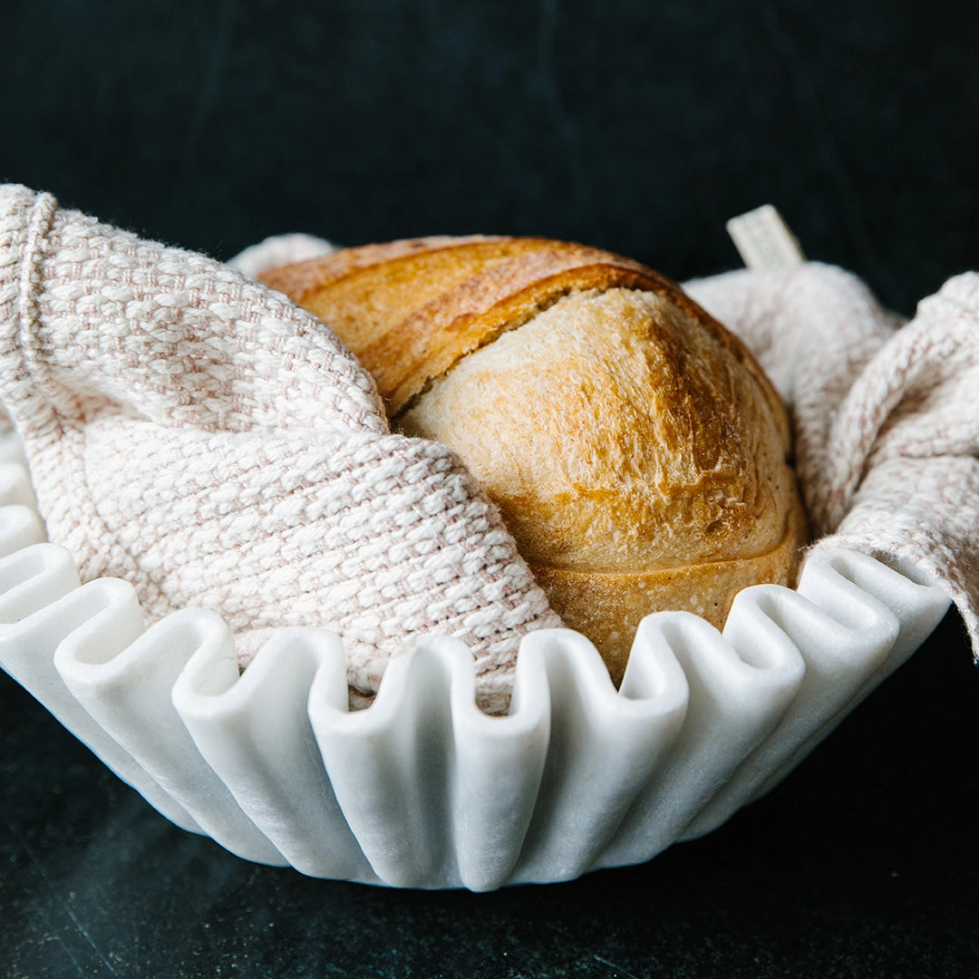 Pleated Marble Bowl