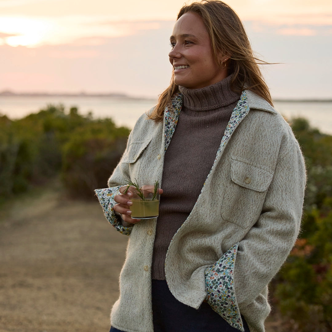 Sandy Tweed Classic CPO Jacket