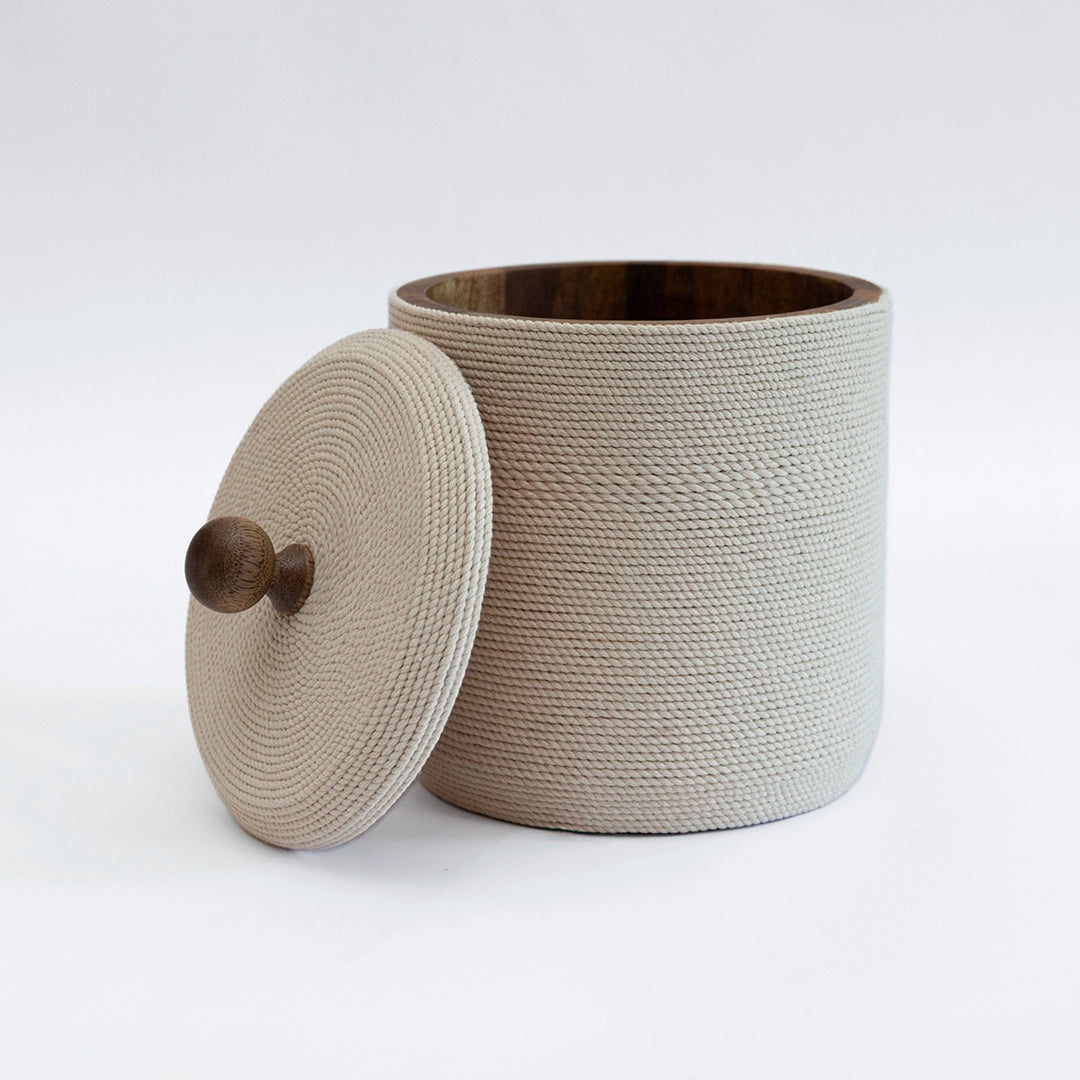 Rope‑Wrapped Decorative Storage Box
