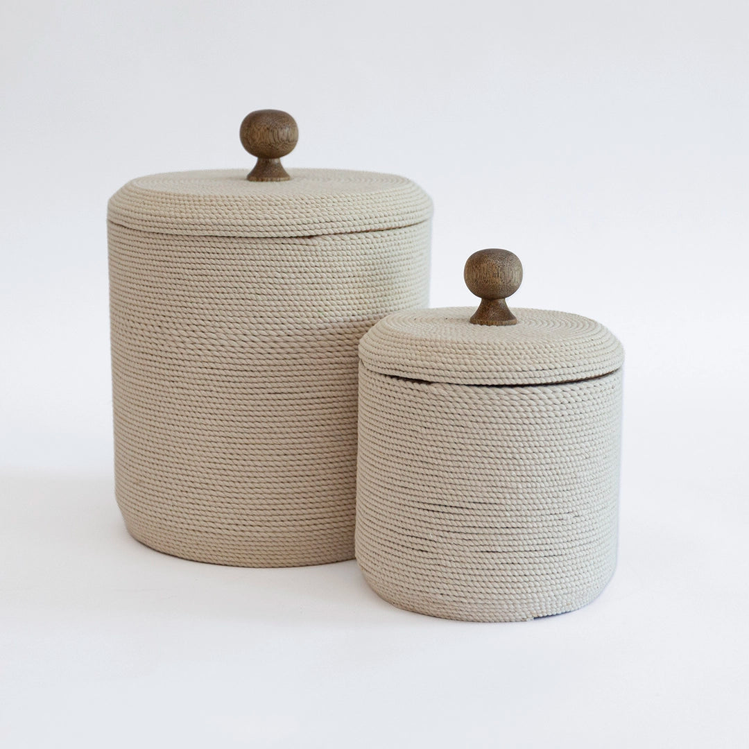 Rope‑Wrapped Decorative Storage Box