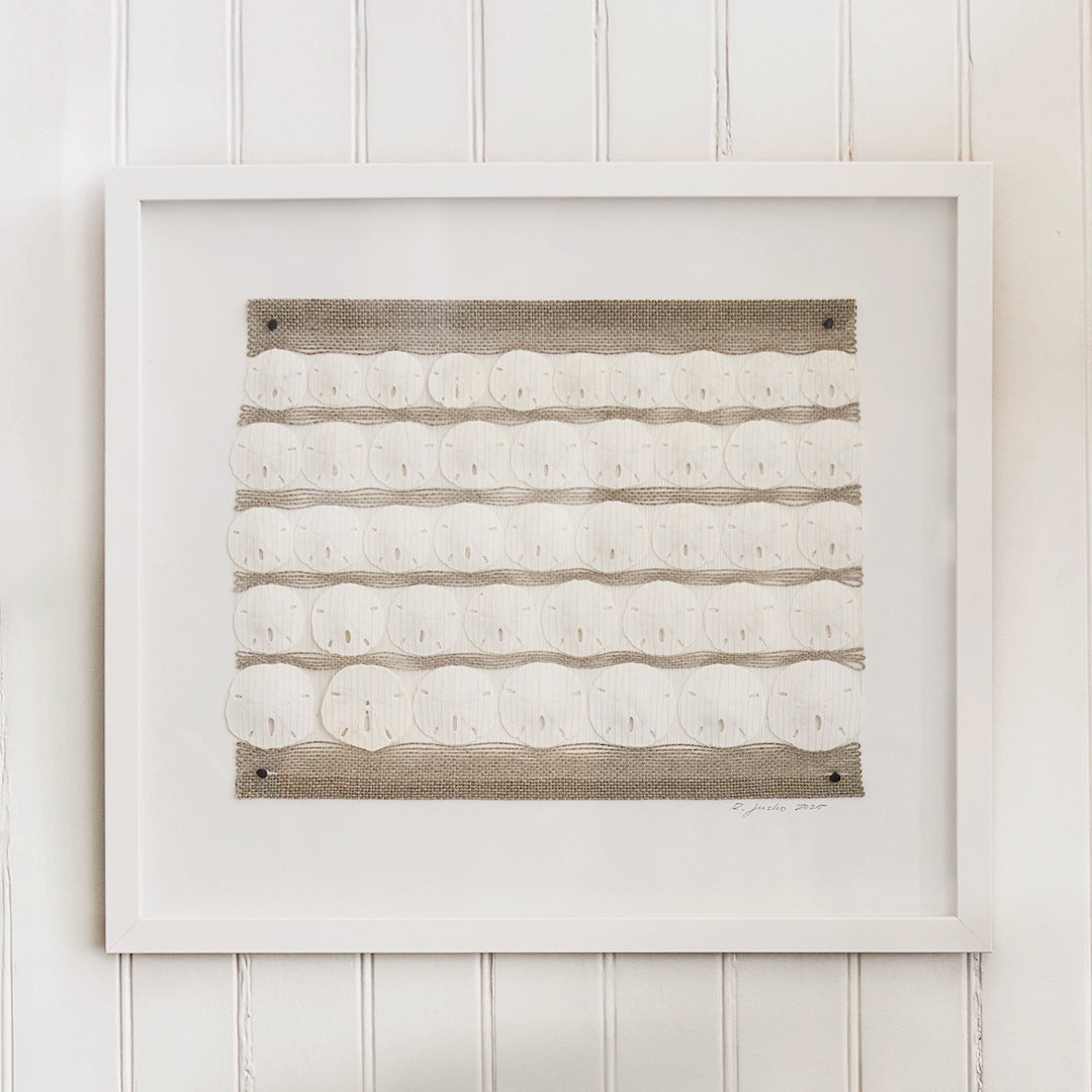 Handwoven Sand Dollar Vignette | Rebecca Jusko Peraner