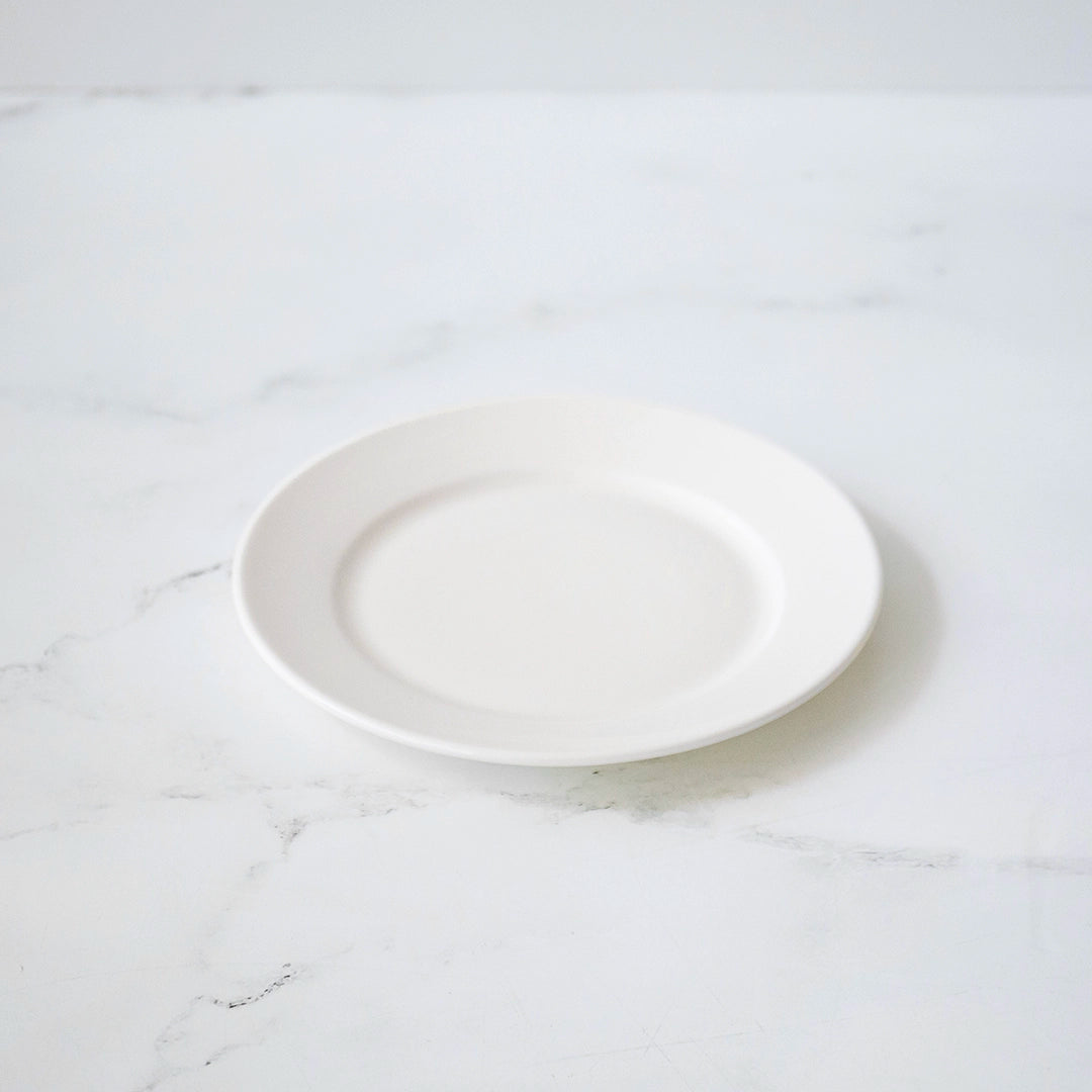 Classic White Glaze Salad Plate