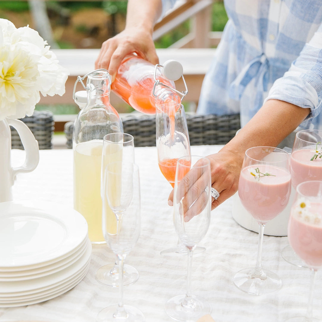 Simple Glass Champagne Flute