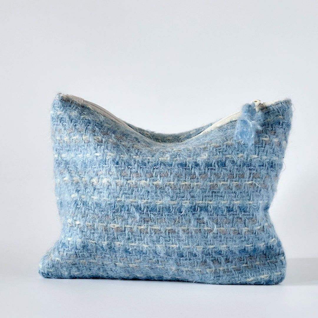 Nantucket Looms Sky Mohair Clutch
