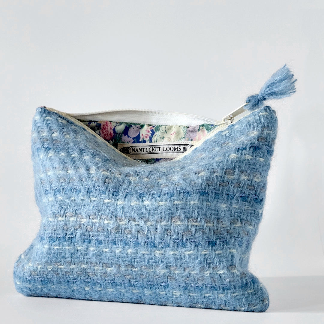 Nantucket Looms Sky Mohair Clutch