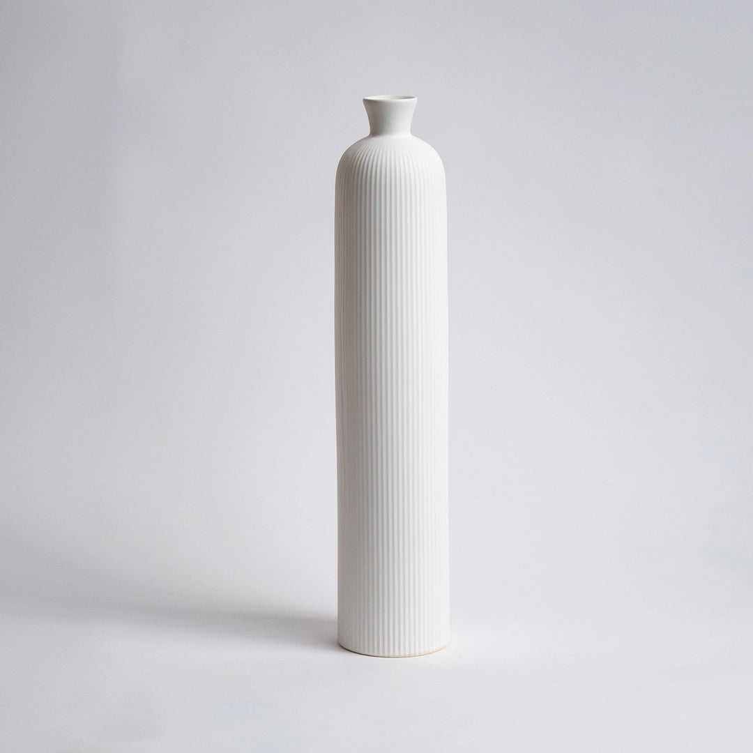 Tall Textured Ceramic Vase