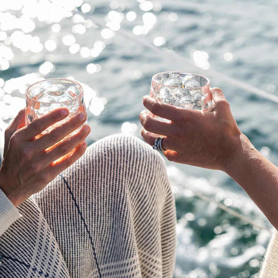 Textured Acrylic Glassware