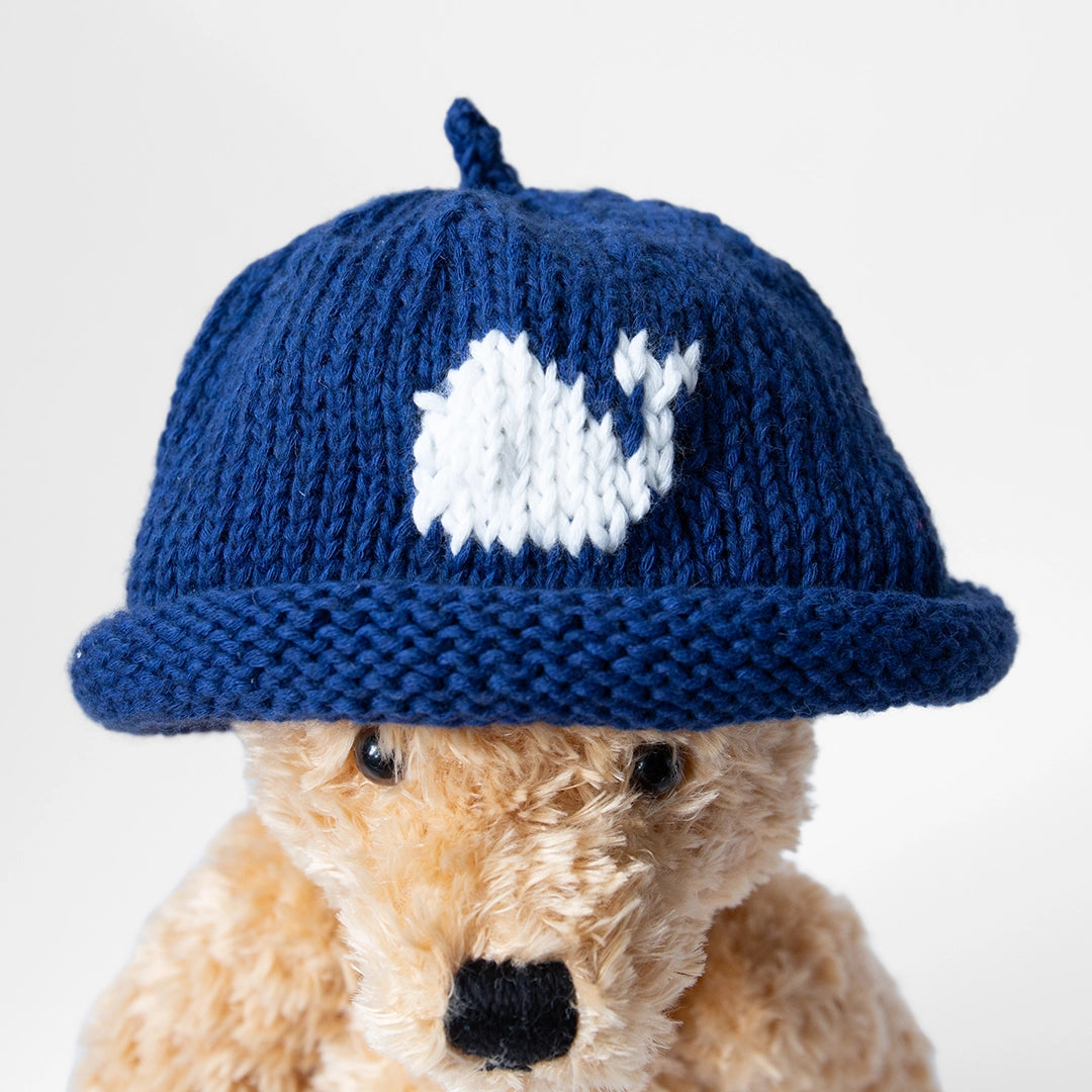 White Whale Baby Hat