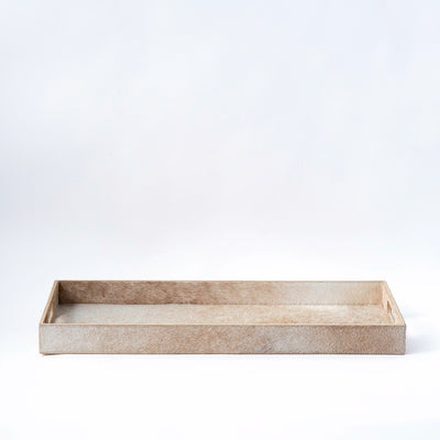 Natural Hide Leather Tray