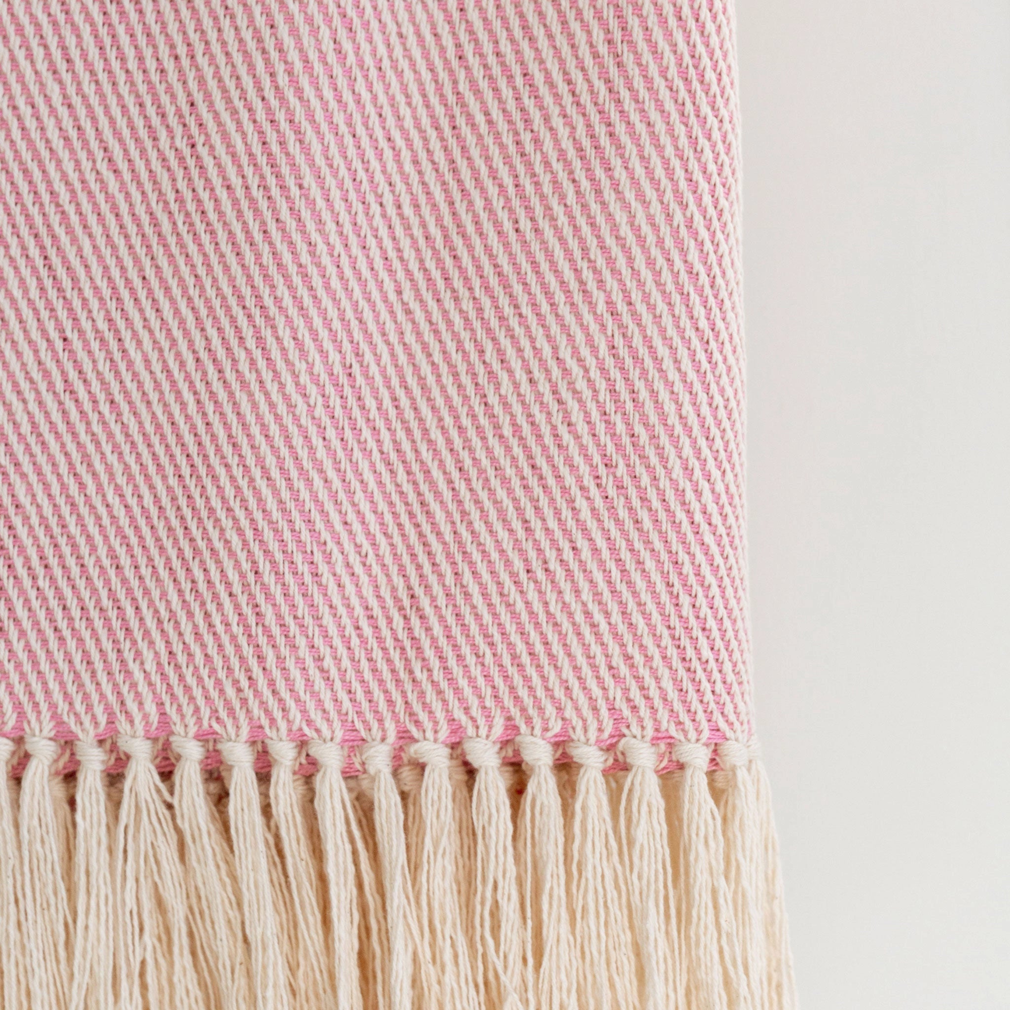 'Sconset Rose Handwoven Cotton Throw