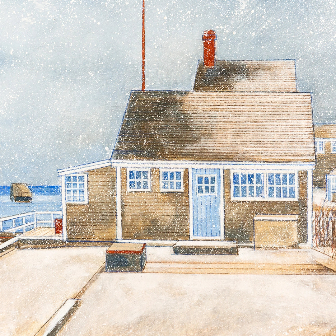 Snow Fog #1 Old North Wharf | Robert Miklos
