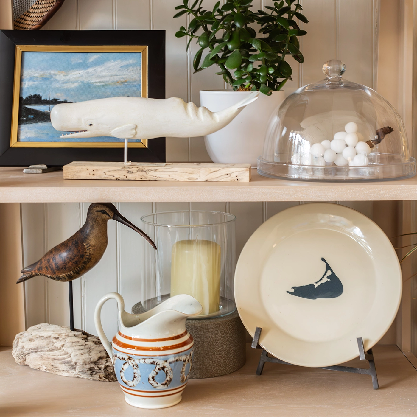 Glass Cloche and Tray