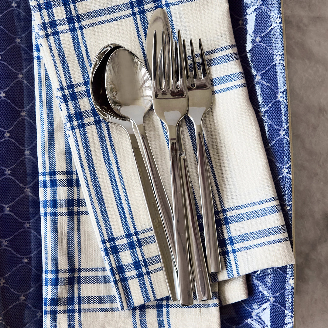 Contemporary Stainless-Steel Flatware Set