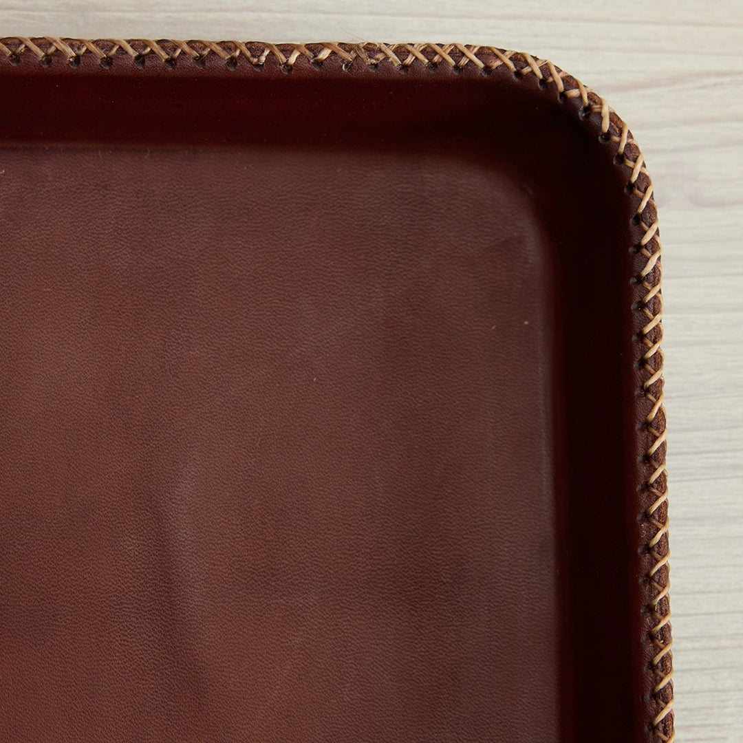 Brown Leather Tray