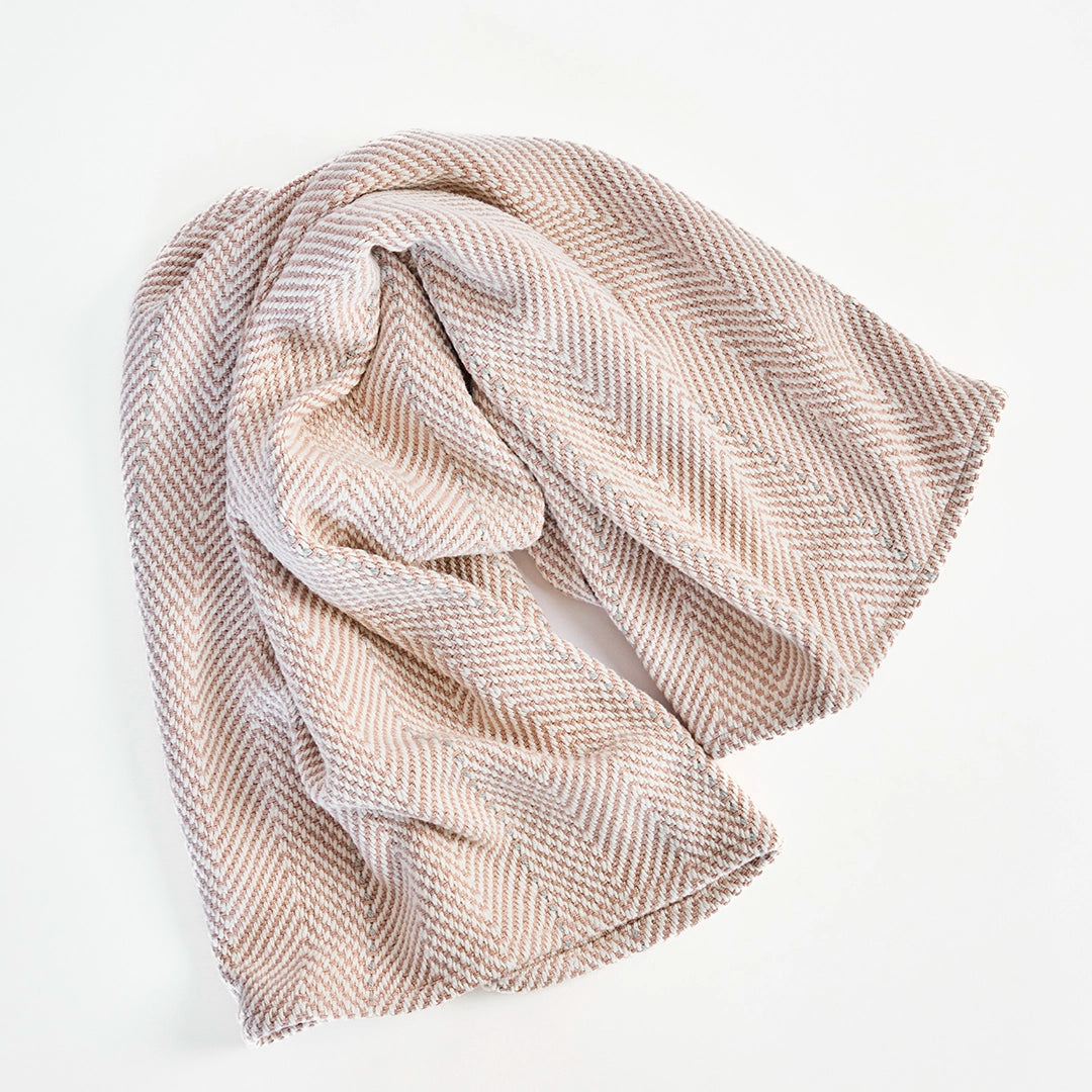 Cameo Pink Handwoven Baby Blanket