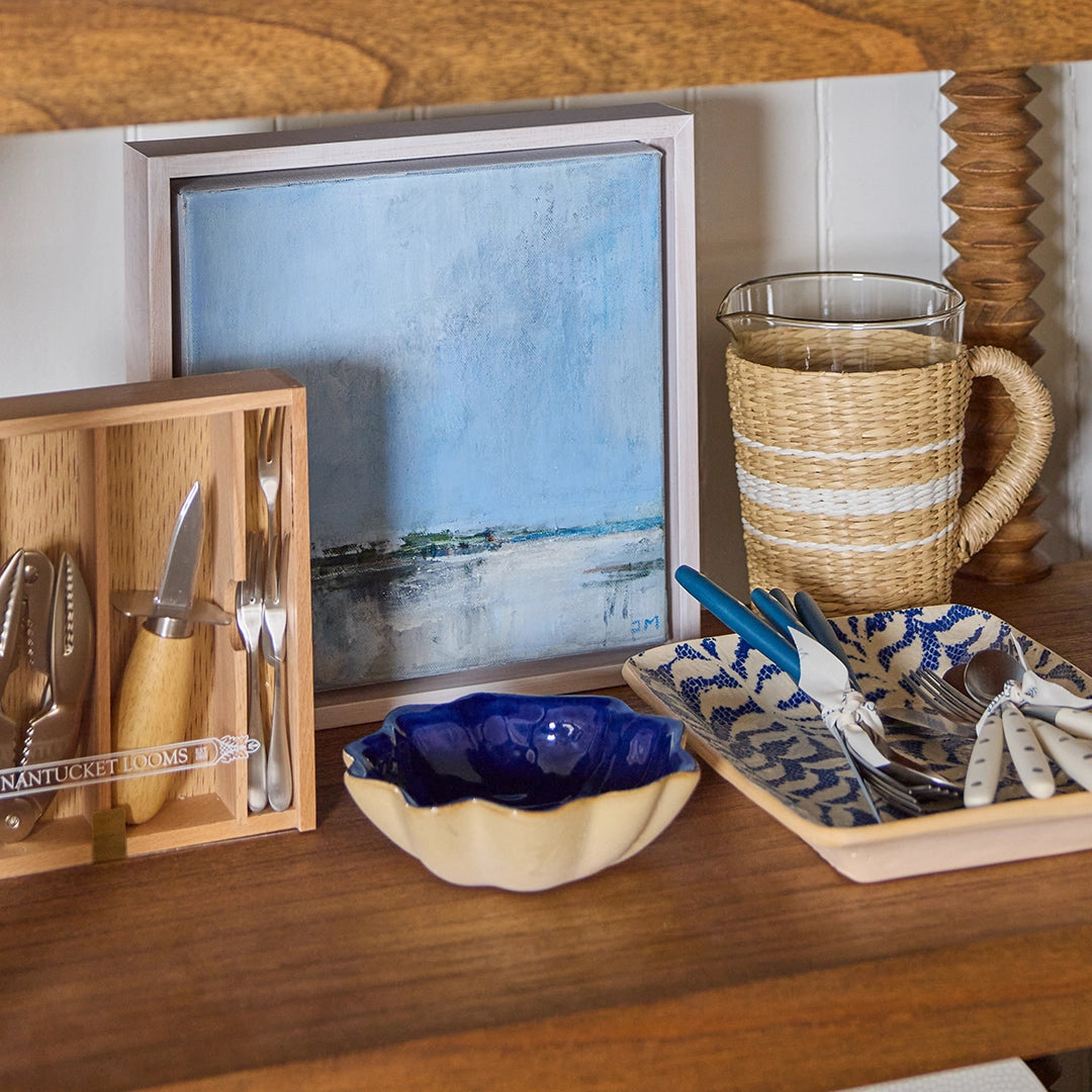 Cobalt Glaze Dip Bowl