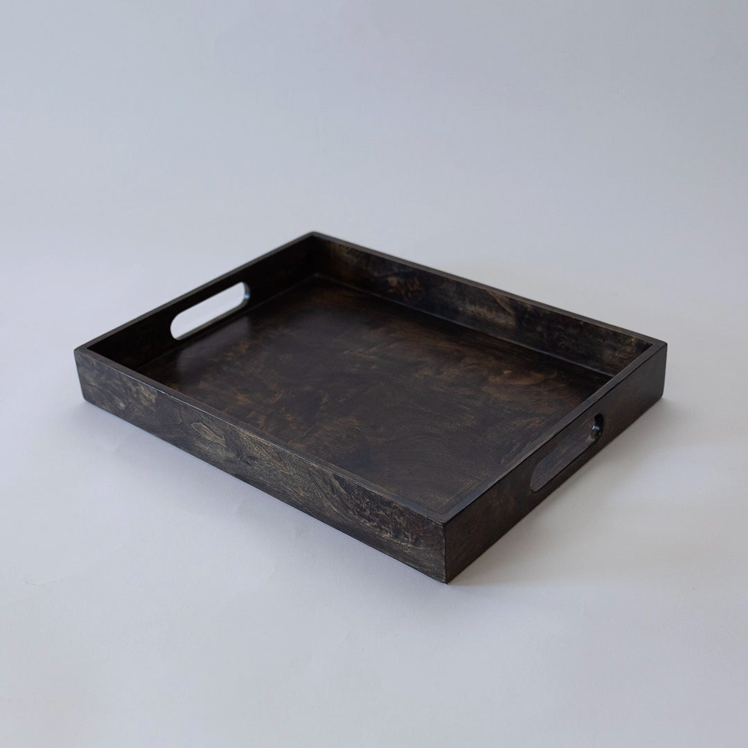 Dark Burl Tray