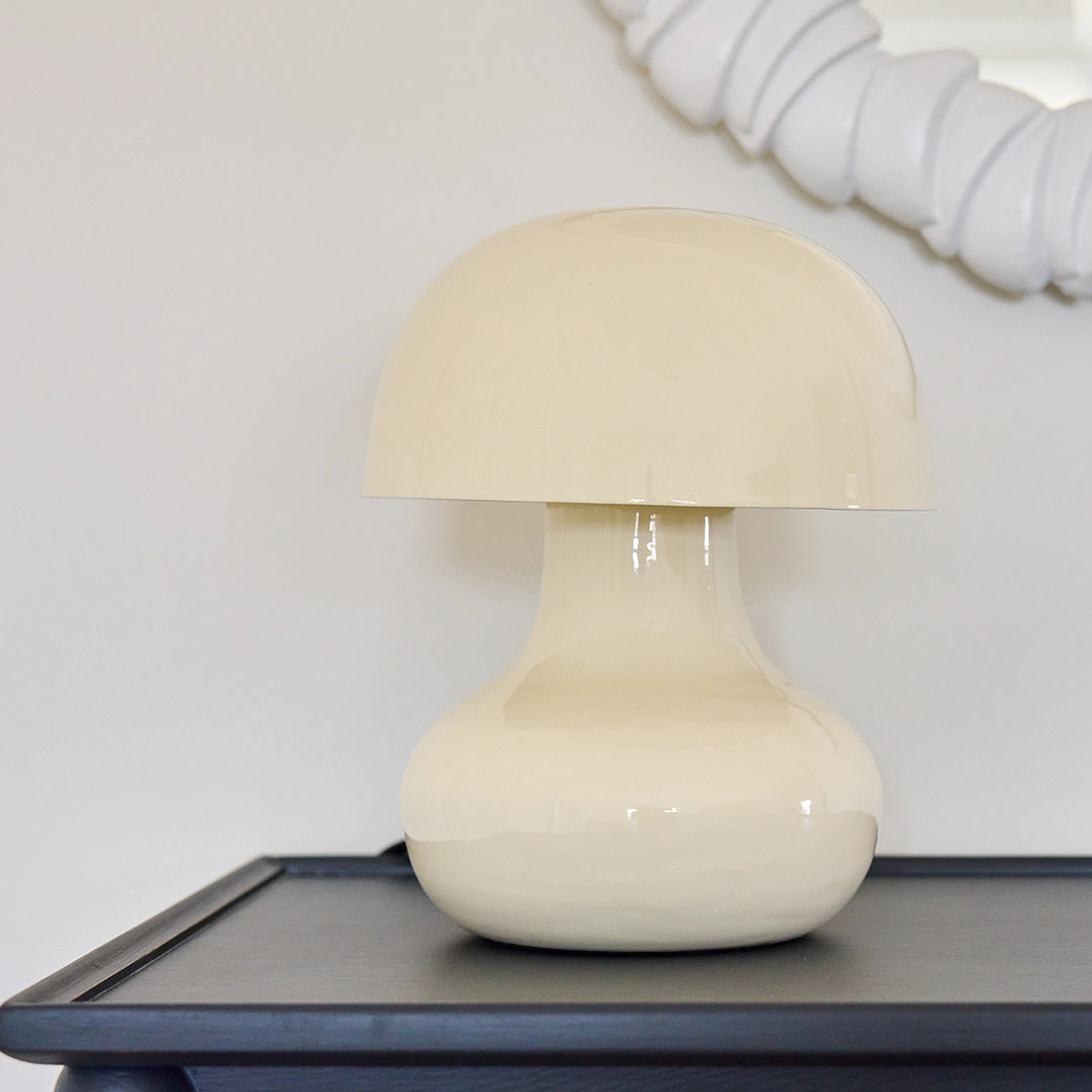Enamel Mushroom Lamp