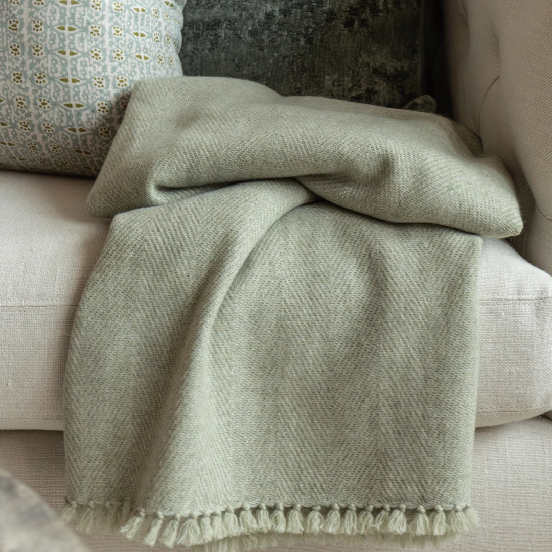 Classic Handwoven Cashmere Throw