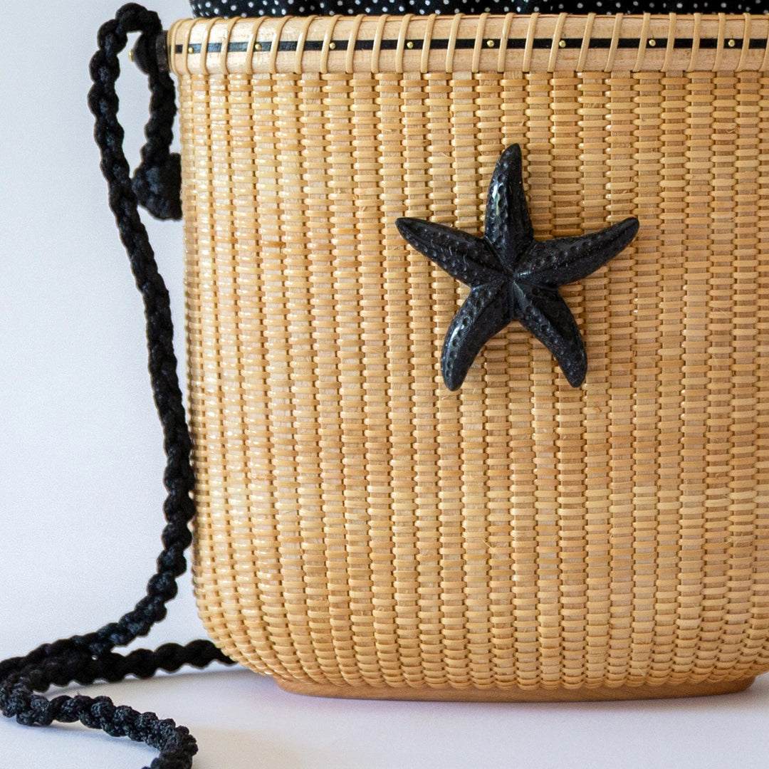 Lightship Tote with Carved Ebony Starfish | Janet Carreau