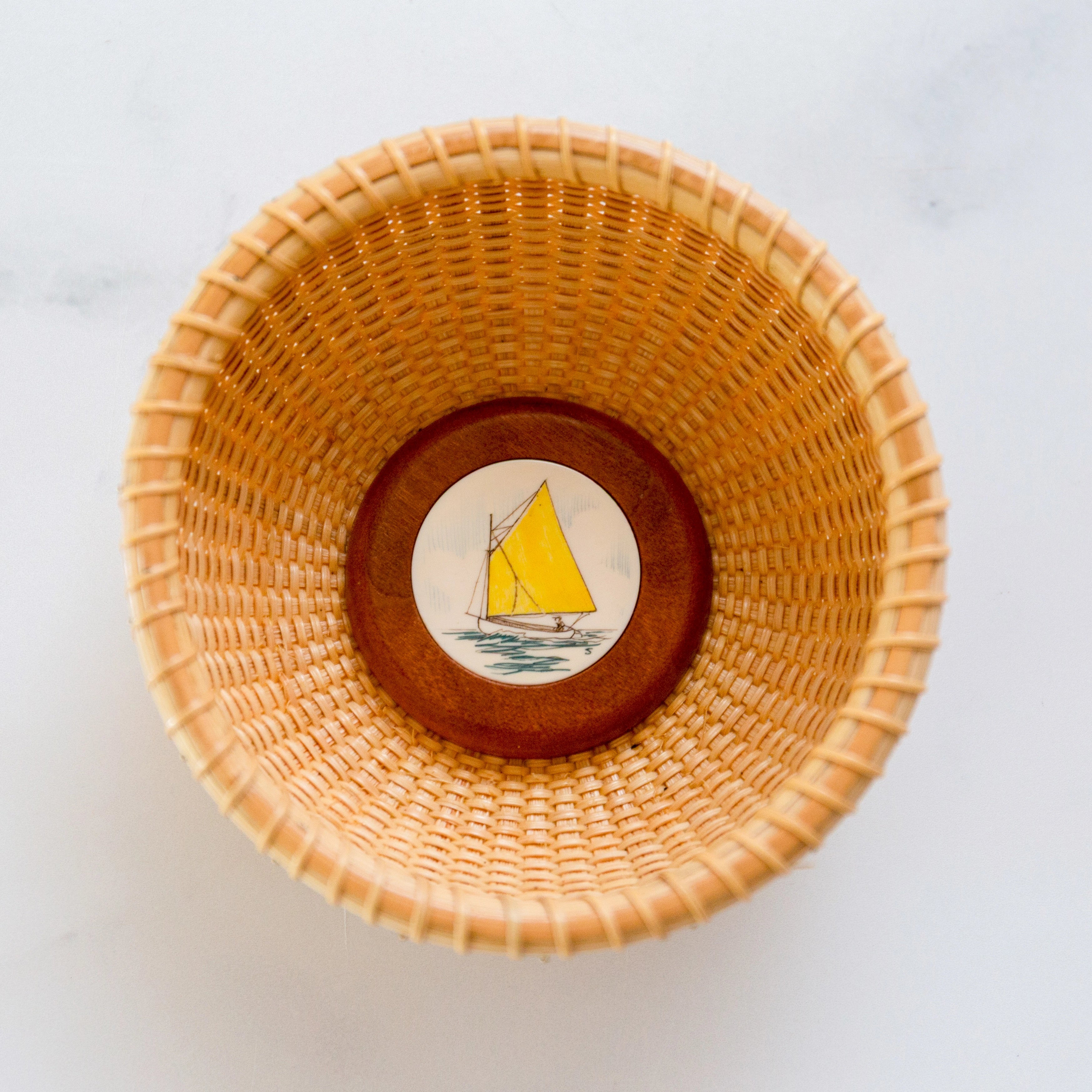Rainbow Fleet Yellow Sail Lightship Basket | Dale Rutherford