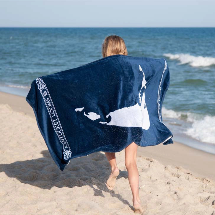 NL Signature Navy Towel