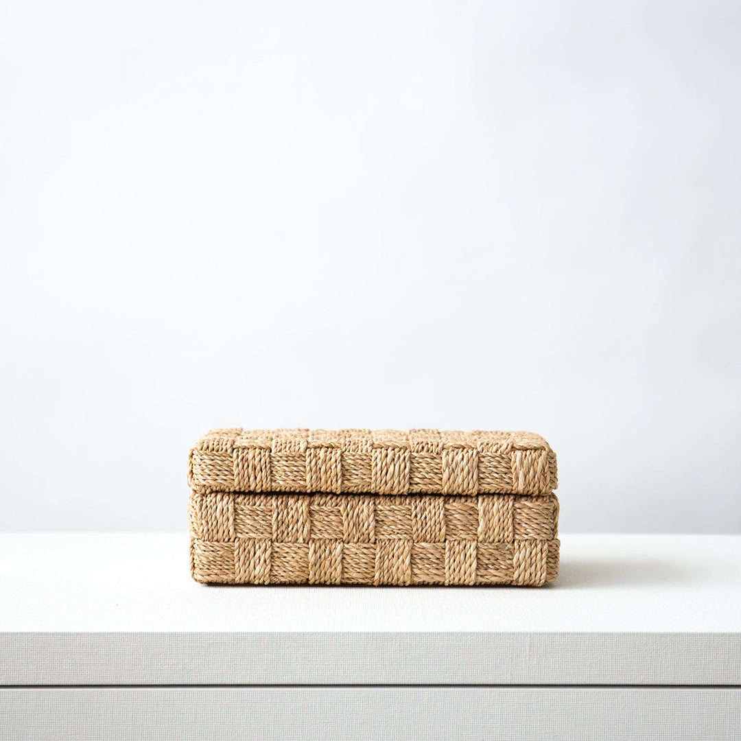 Woven Abaca Decorative Boxes