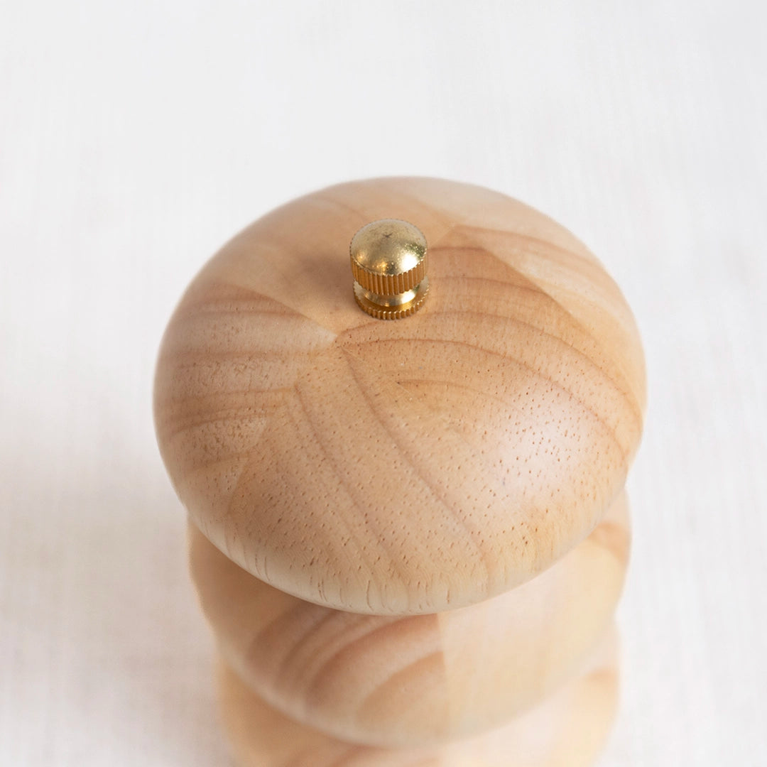 Natural Rubberwood Black Pepper Grinder