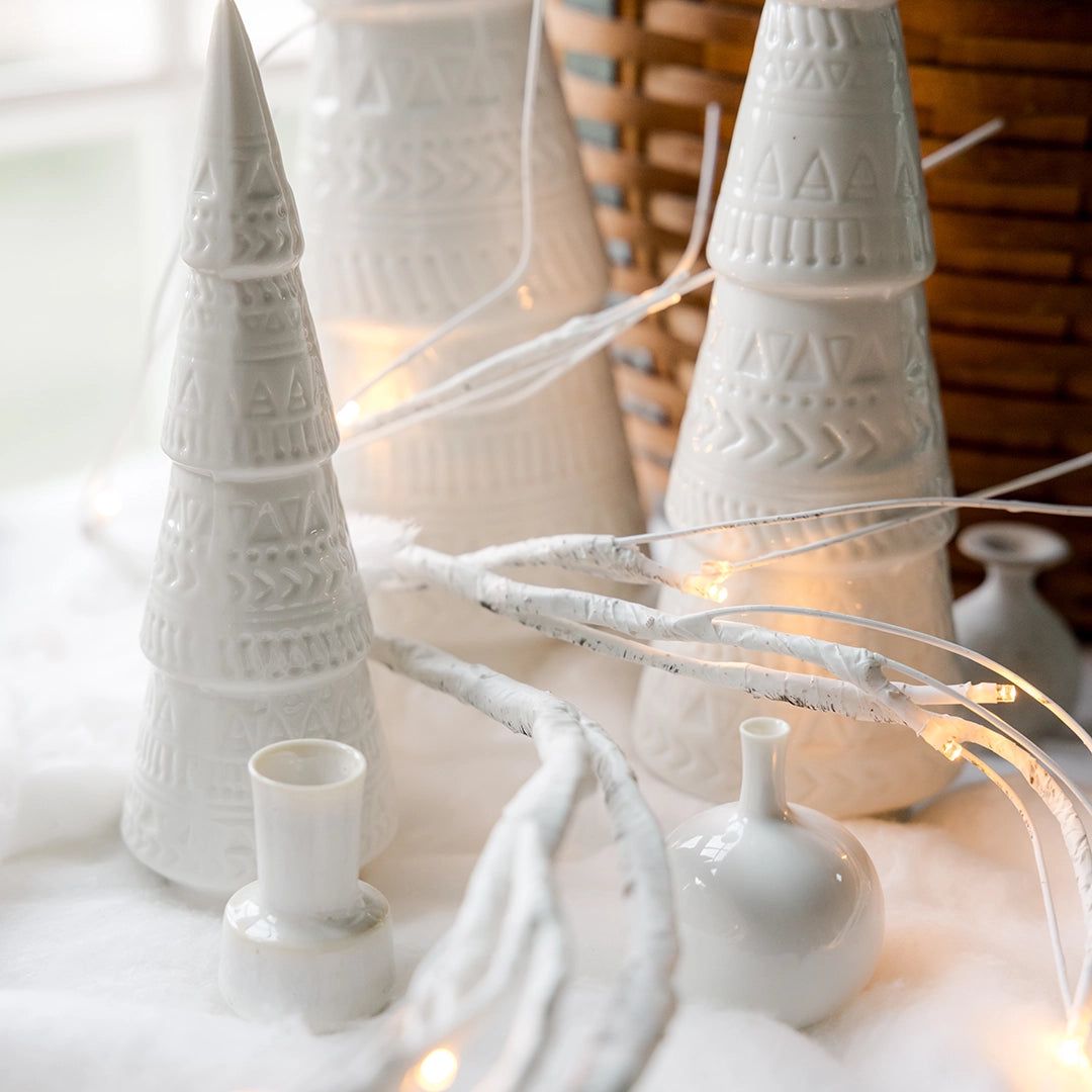 Lighted Birch Twig Garland
