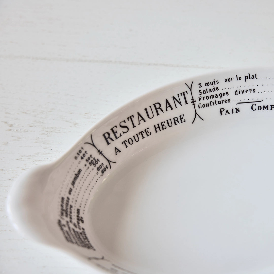 Brasserie Oval Dish