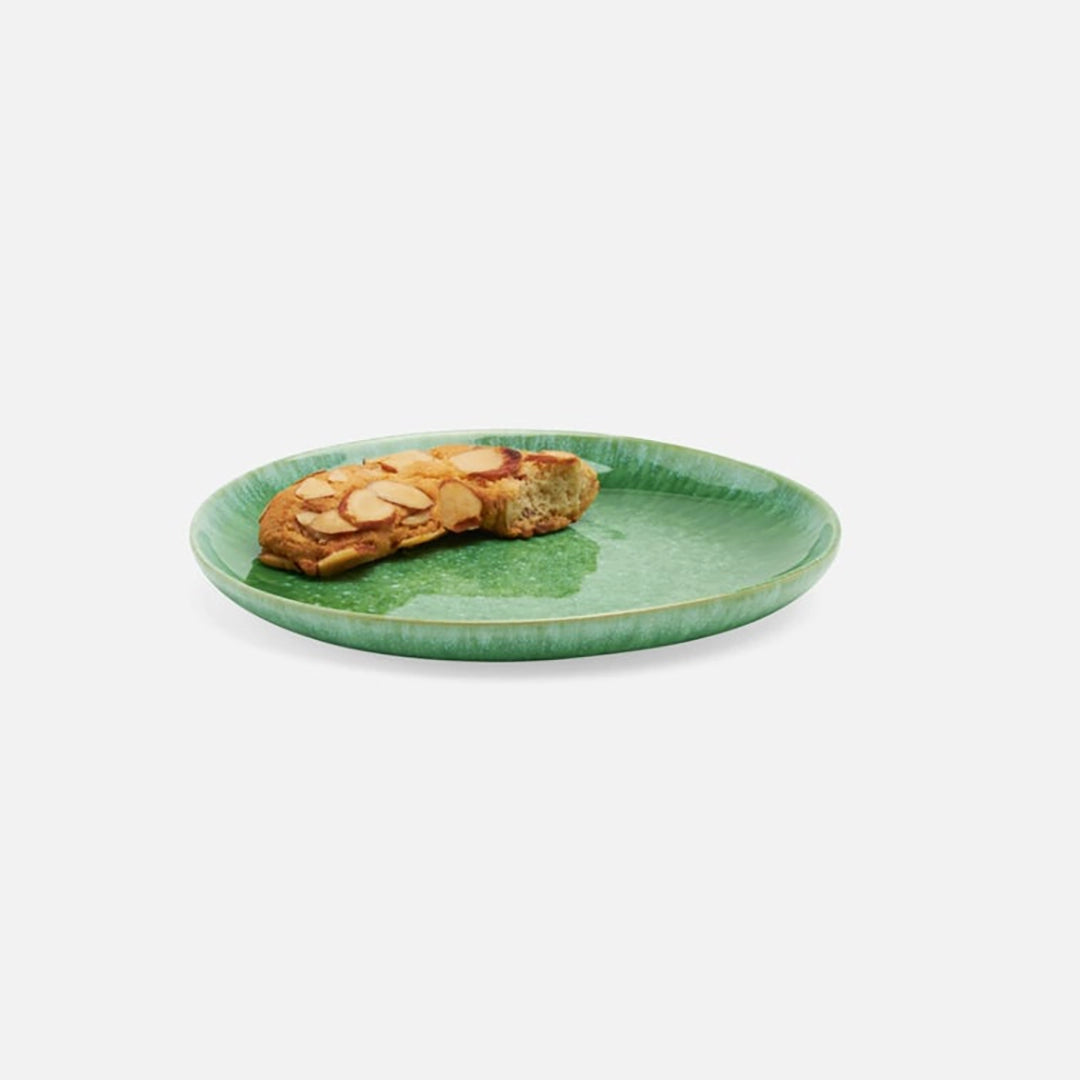 Reactive Emerald Bread Plate