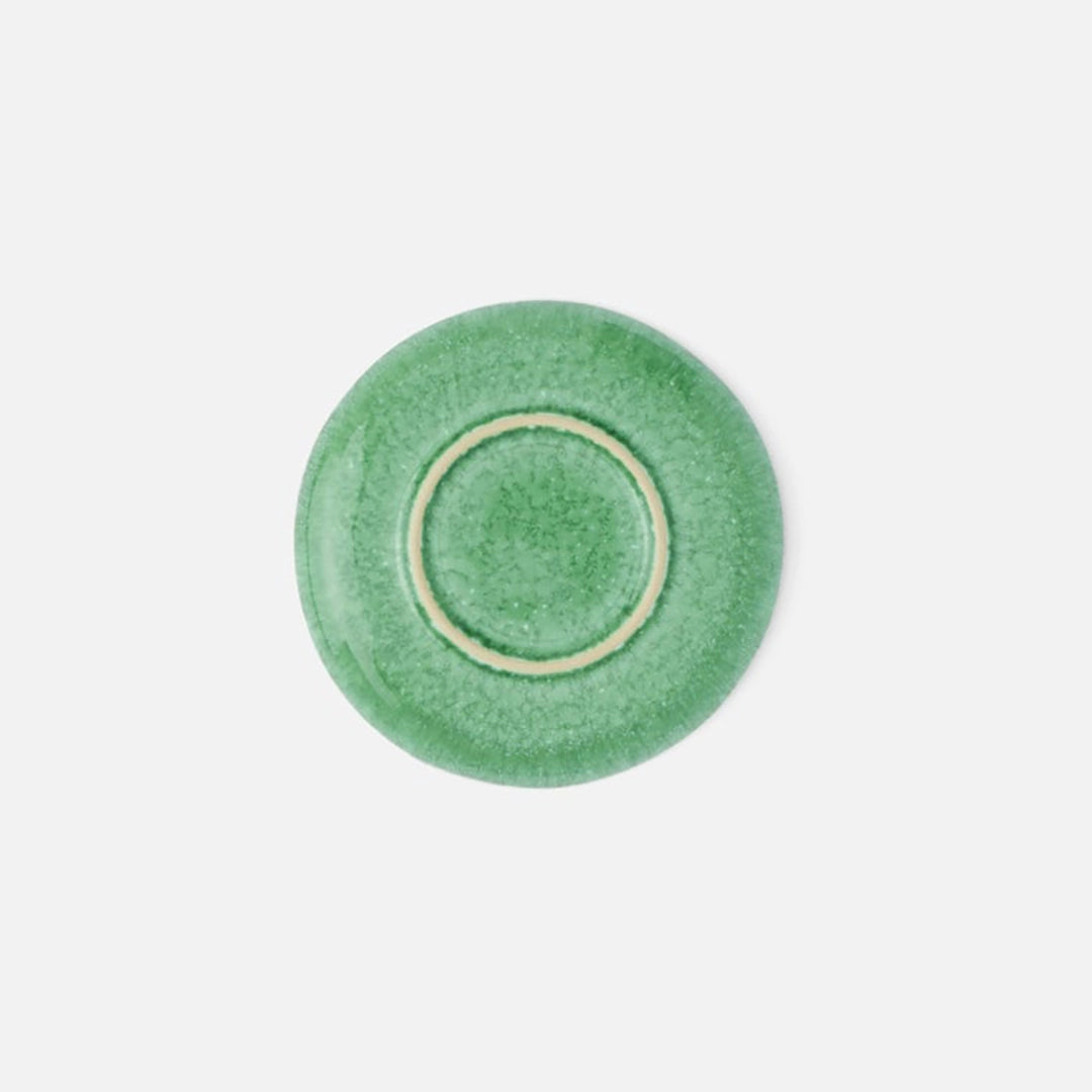 Reactive Emerald Bread Plate