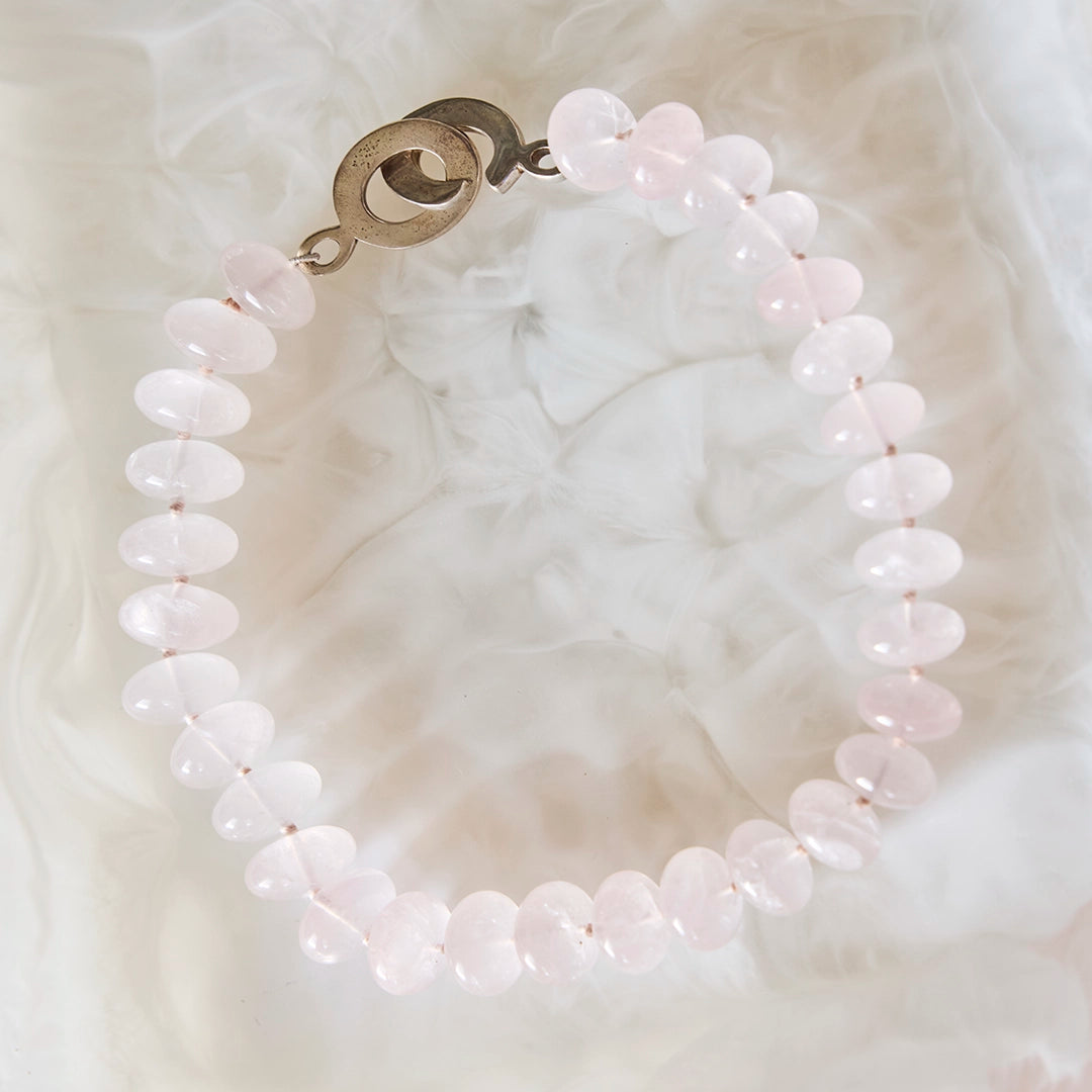 Rose Quartz Necklace | Peggy Silverstein