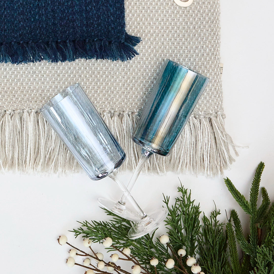 Sapphire Champagne Flute