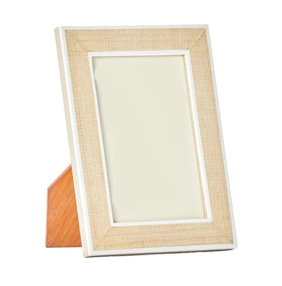 Natural Beige Abaca Picture Frame