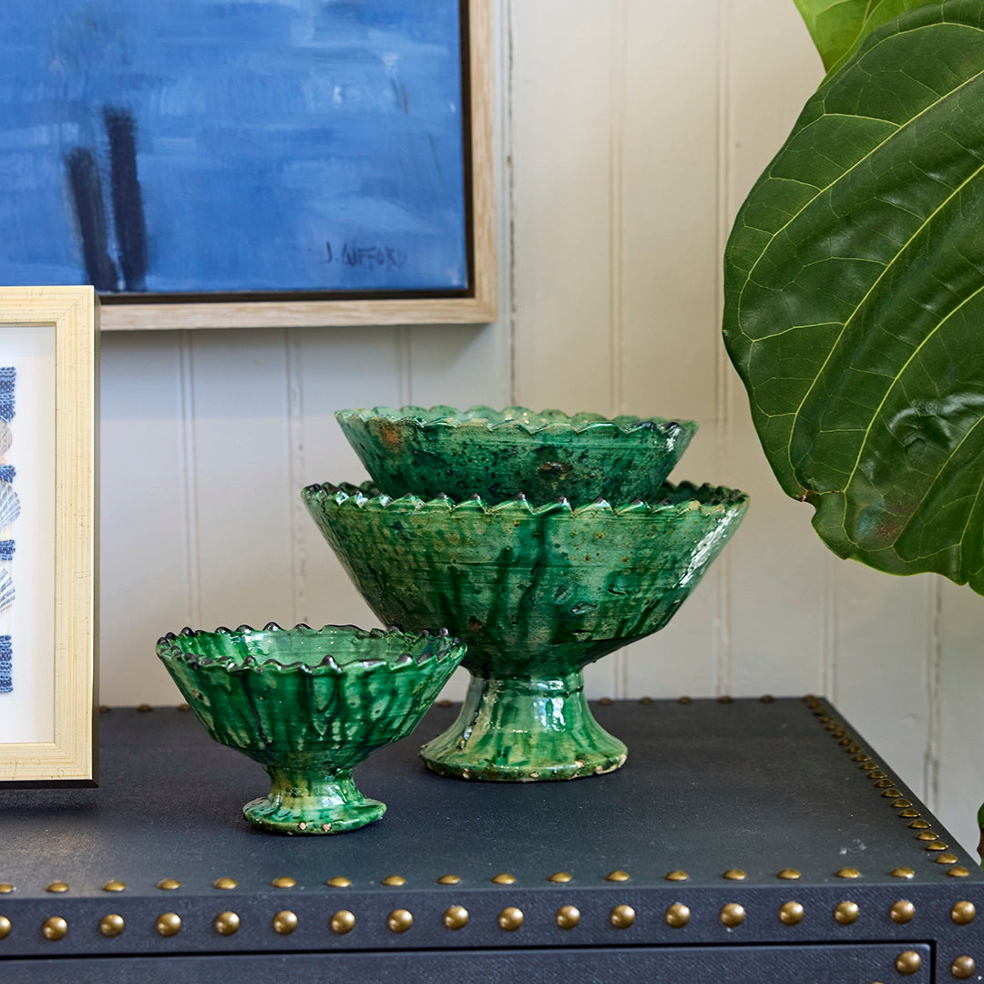 Tamegroute Pedestal Bowl