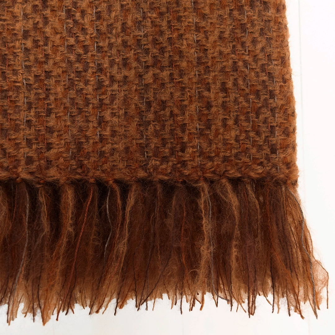 Tortoise Shell No. 2 Handwoven Mohair Throw