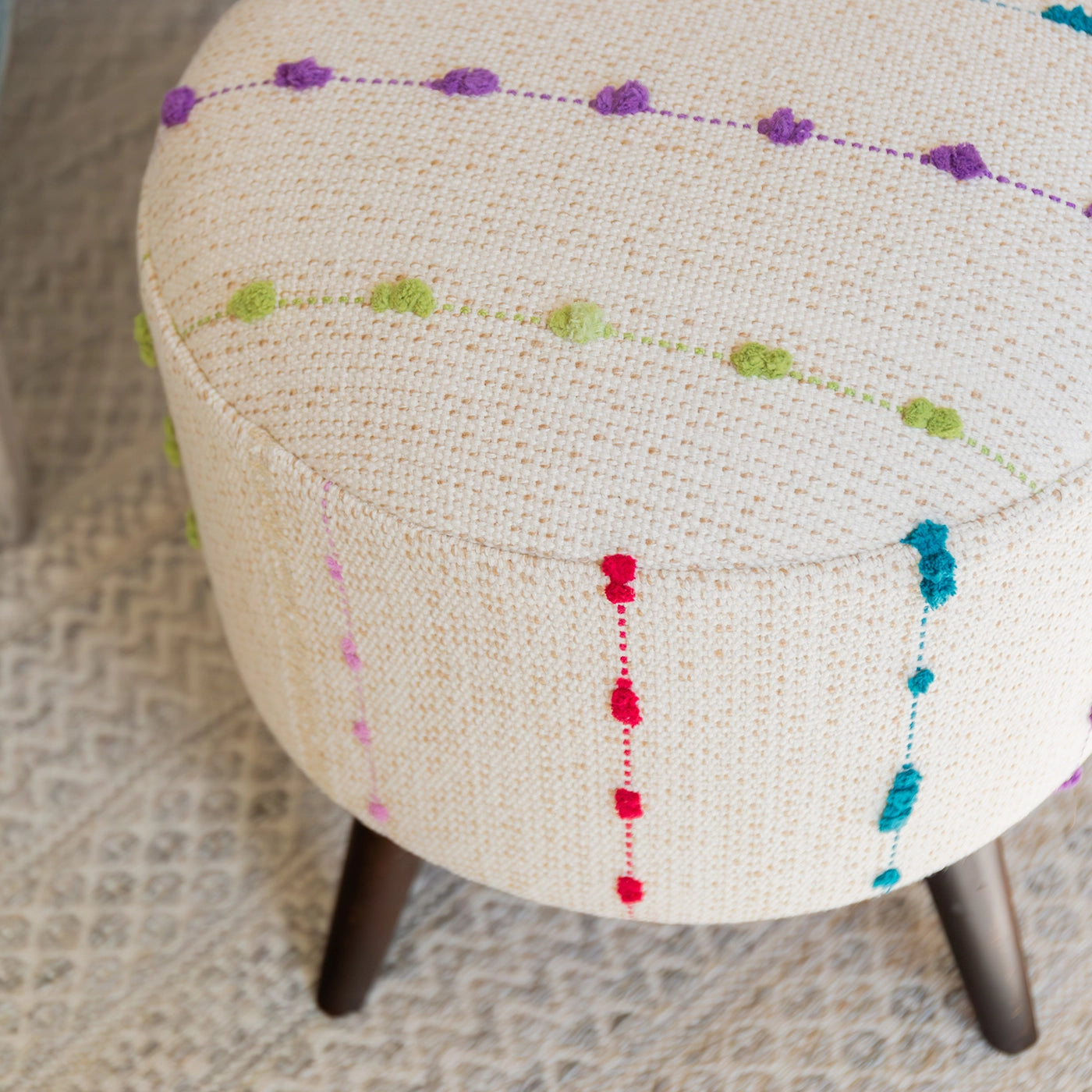 Candy Dot Ottoman