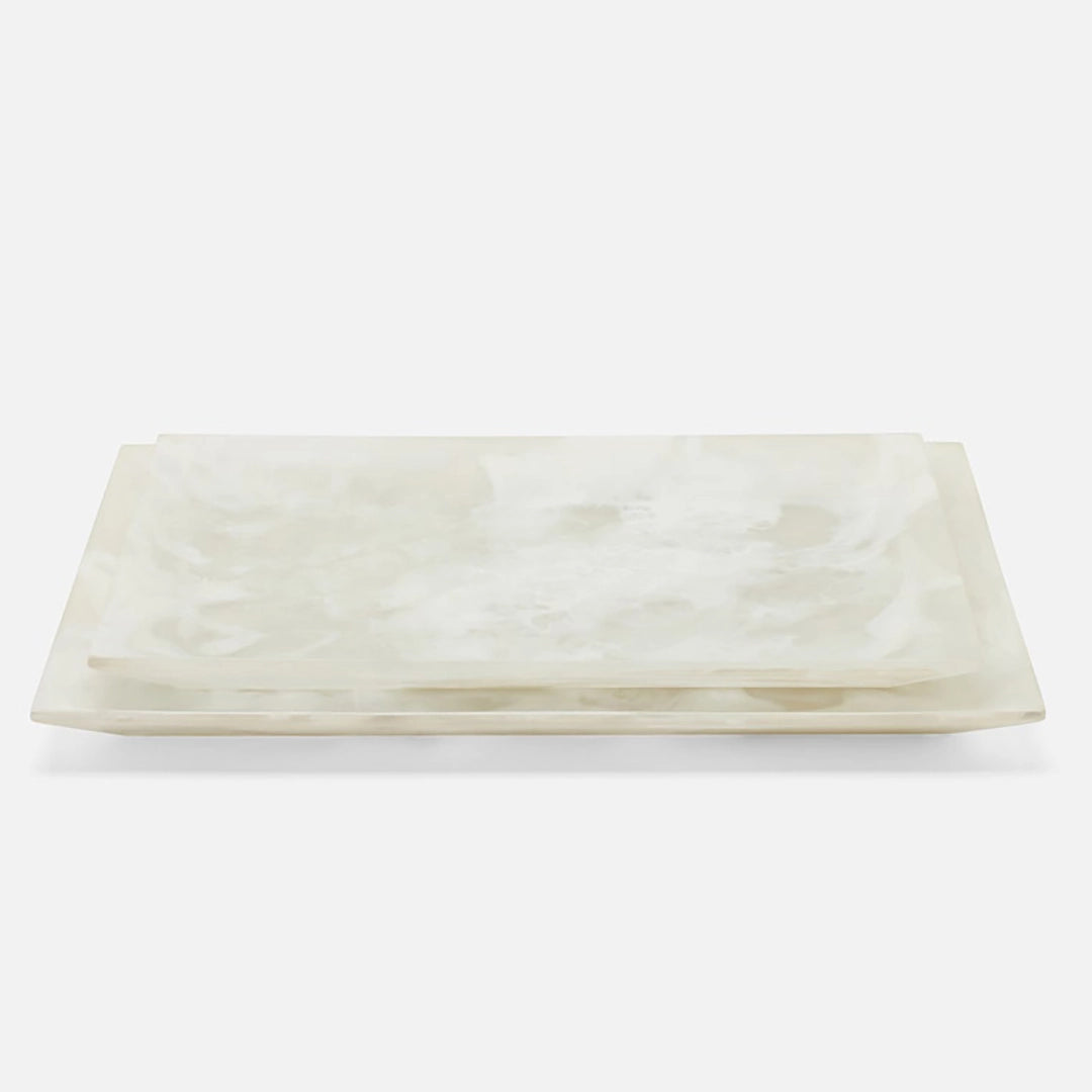 White Swirl Tray