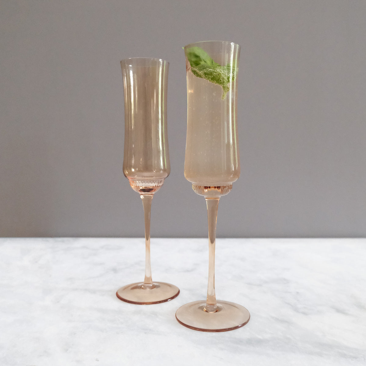 Amber shop champagne glasses