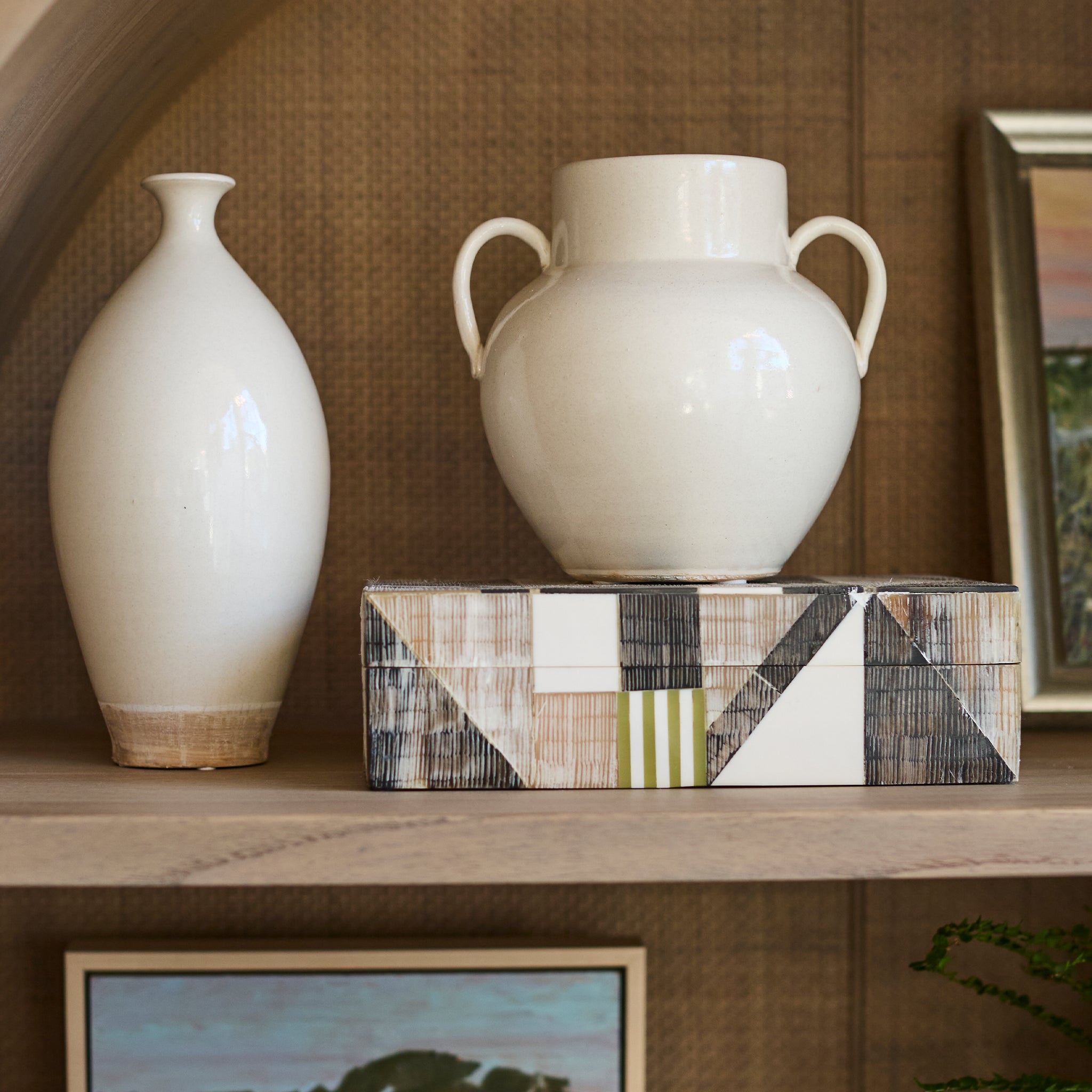 Neutral Tones Modernist Storage Box